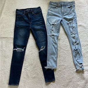 2 pairs American Eagle Outfitters jeans, Next Level Stretch - size 6